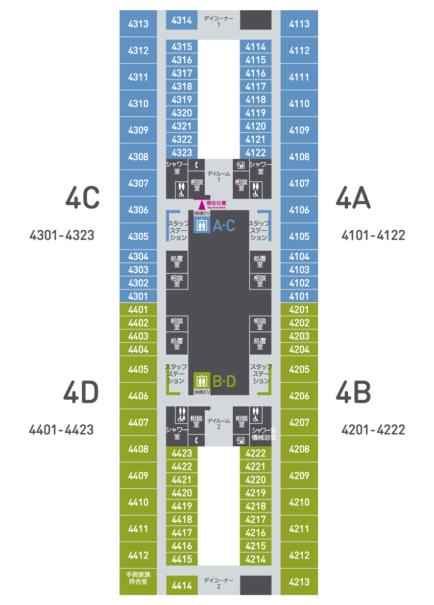 4Fフロアマップ